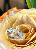 Sterling silver daisy ring
