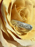 Silver vine ring