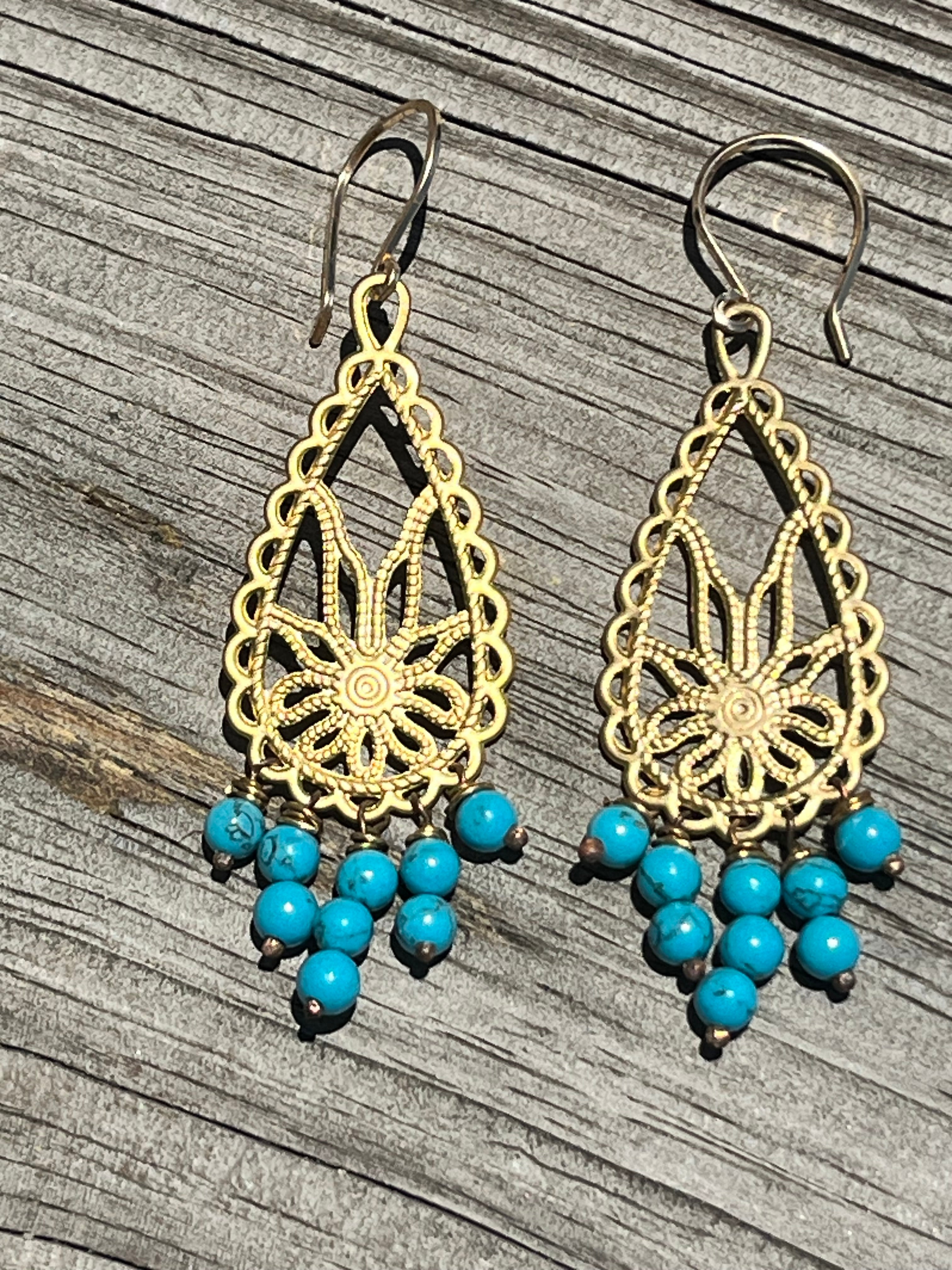 Turquoise earrings