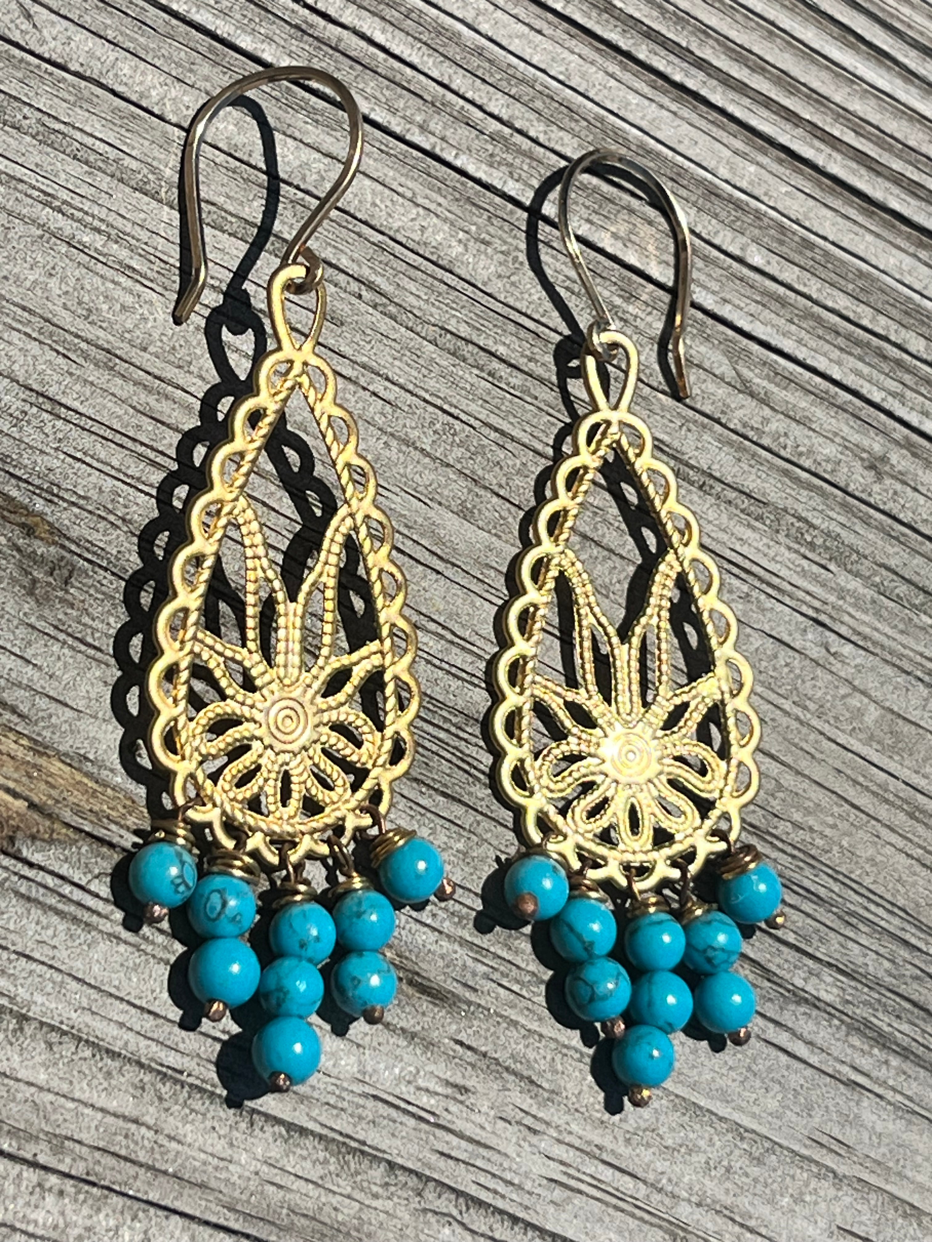 Turquoise earrings