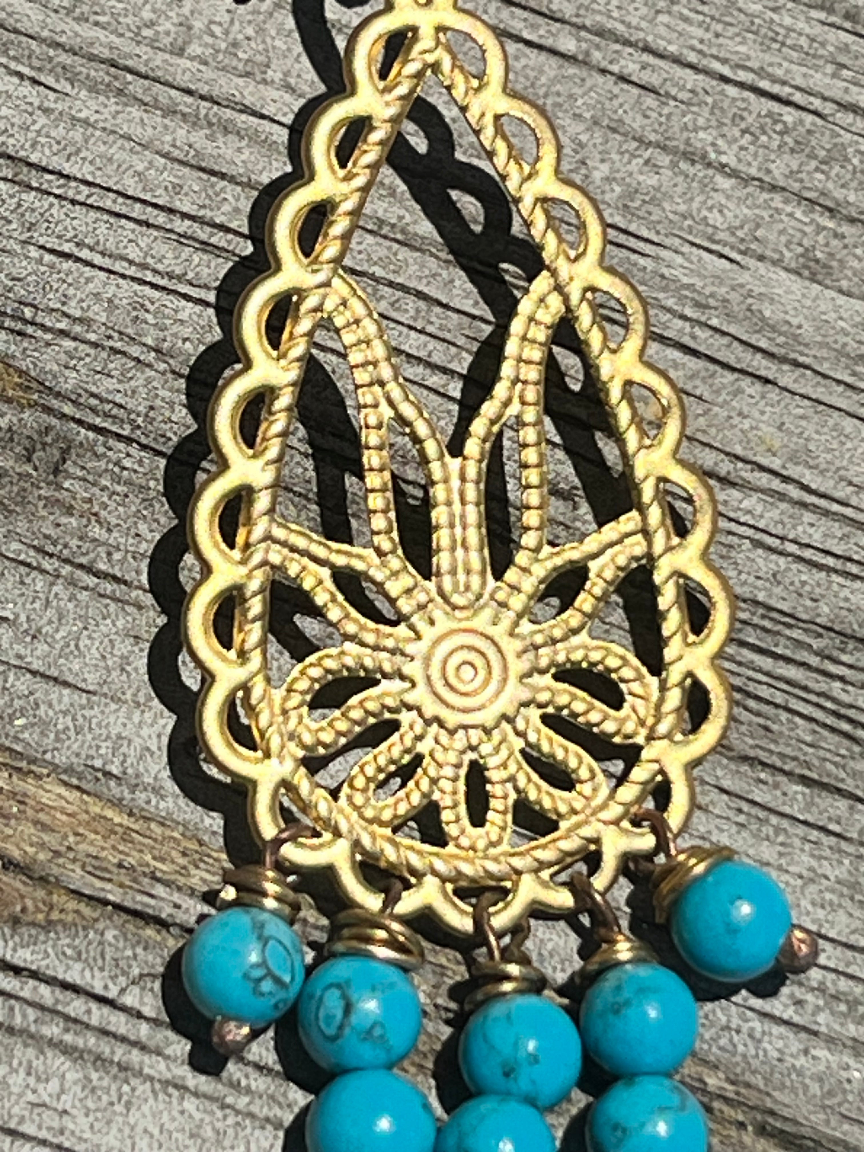 Turquoise earrings