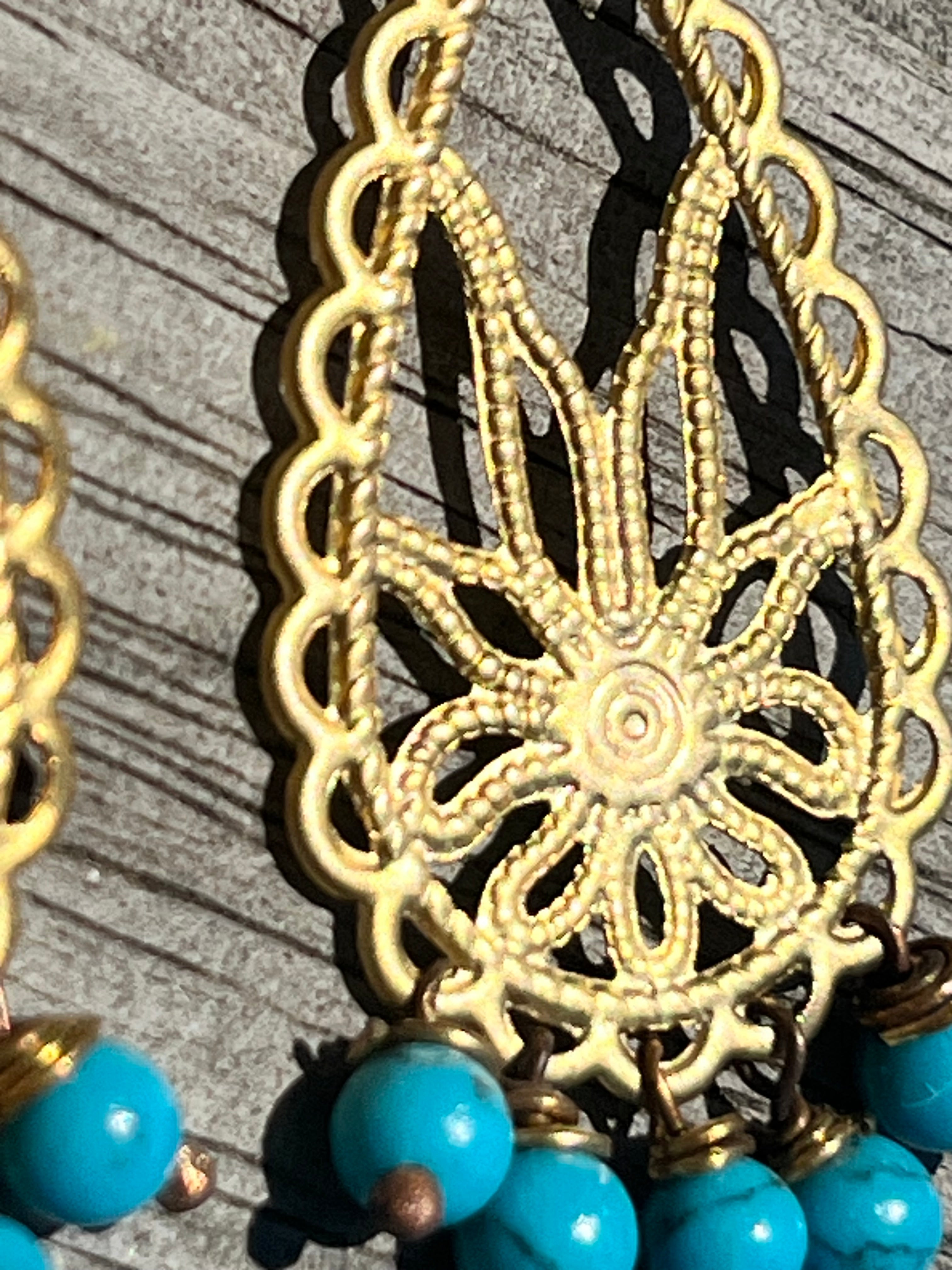 Turquoise earrings